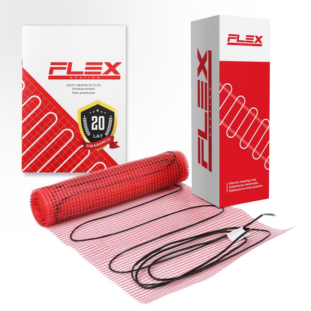 Mata grzewcza Flex 175 W/m² 1,5 m² ogrzewanie podlogowe pod płytki