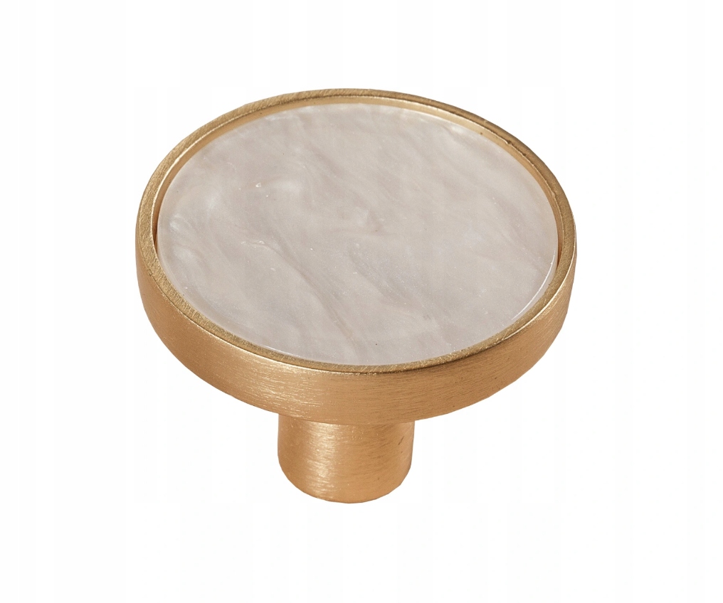 

Uchwyt Meblowy Gałka Złota Masa Perłowa 32mm