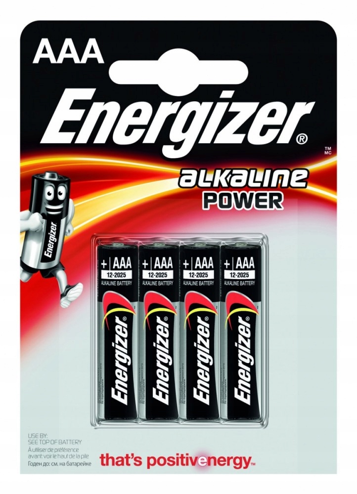 

Bateria alkaliczna Energizer Aaa (R3) 4 szt.