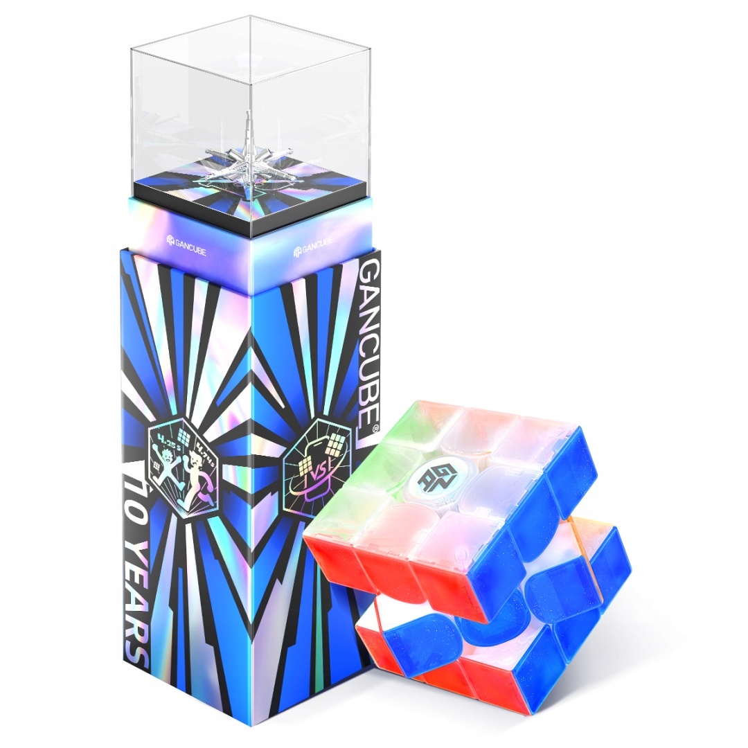 Kostka logiczna Gan 15 MagLev Uv 3x3 10th Anniversary Edition