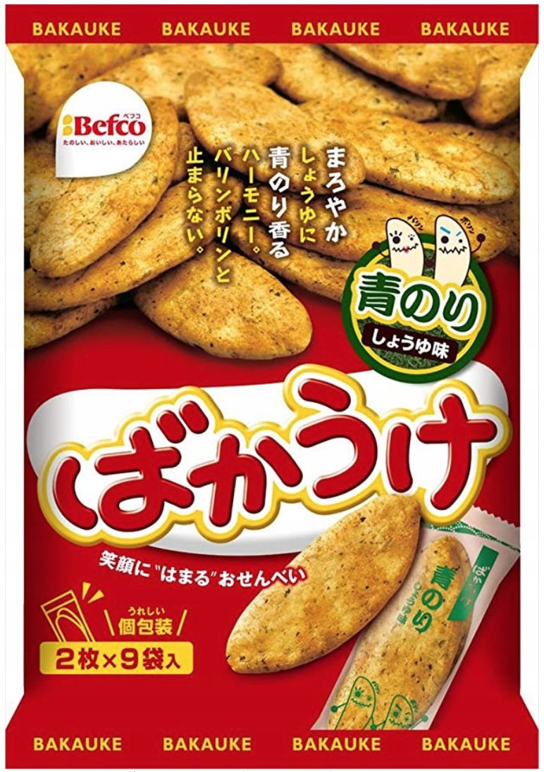 

Befco krakersy ryżowe Nori i sos sojowy Japan 100g