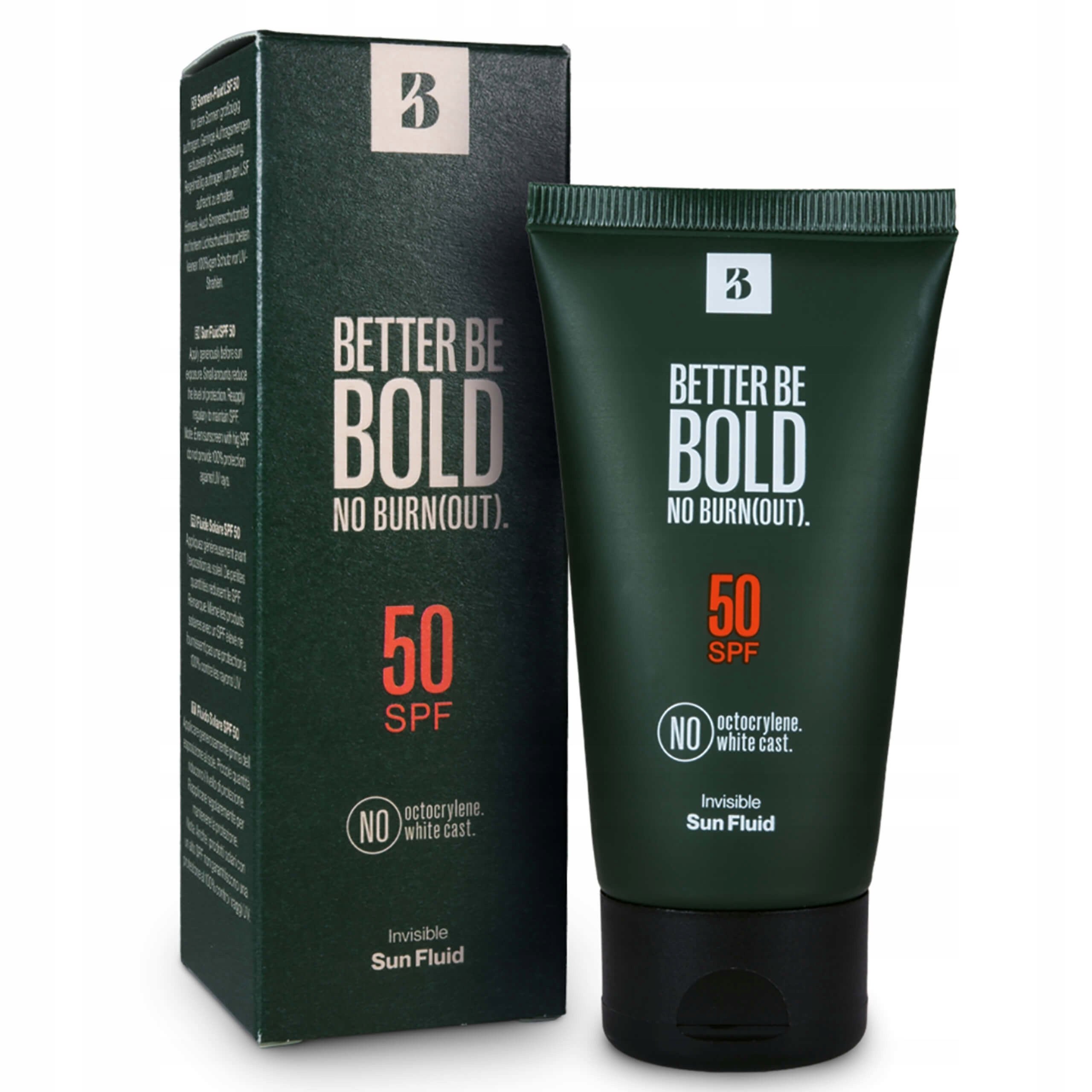 Neviditelný opalovací fluid Better Be Bold Spf 50 50 ml