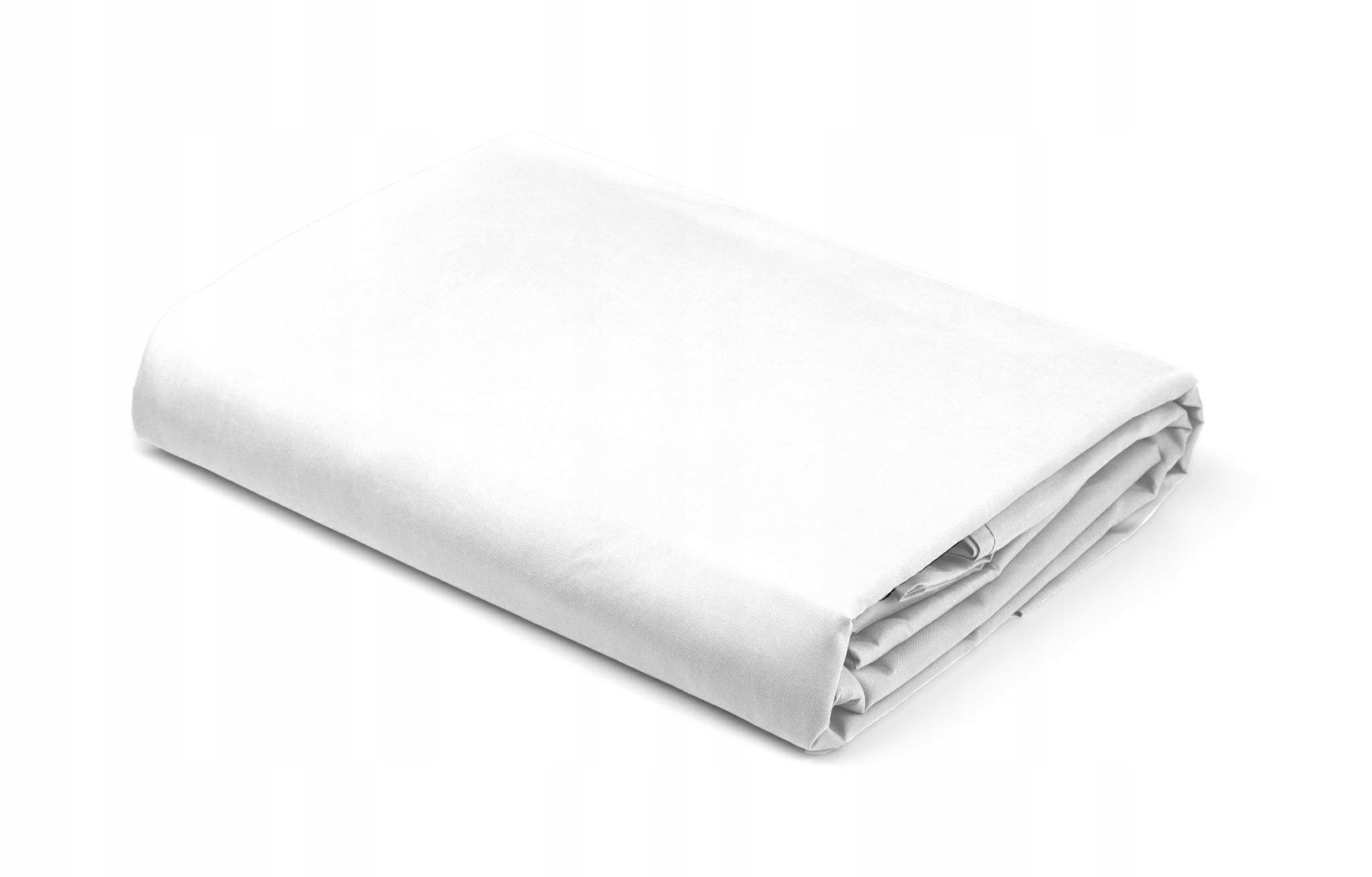 Prostěradlo saténové s gumou 220x200 bílé jednobarevné Pure