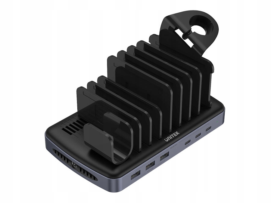 Stacja ładująca 3x Usb-a 3x Usb-c 80W Unitek P1207B