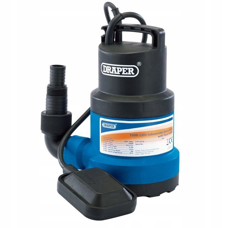 Pompa zatapialna Draper 350 W 6480 l/h • Opinie - Allegro