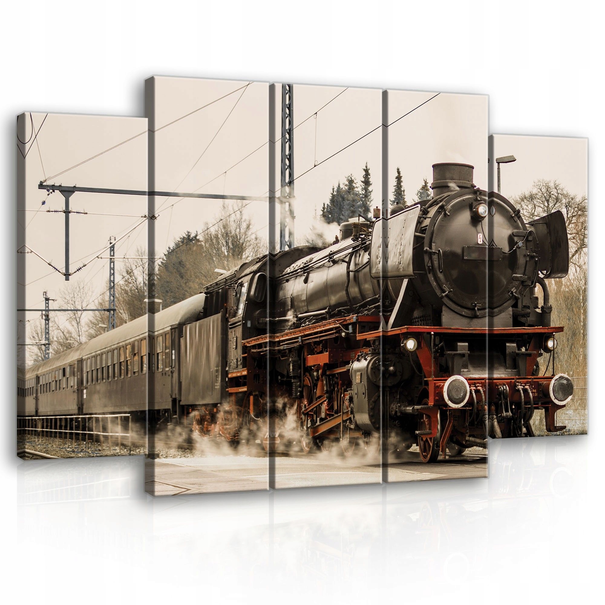 Obraz 150x100 Parovoz vlak lokomotiva pár kouř cestování historie