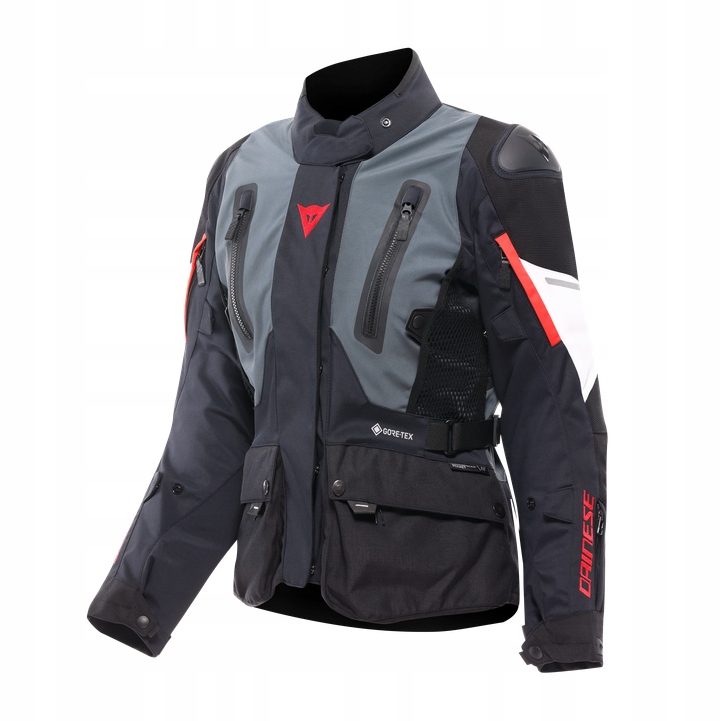 Dámska bunda Dainese Carve Master 4 Gore-Tex Wmn čierna/šedá/červená 40