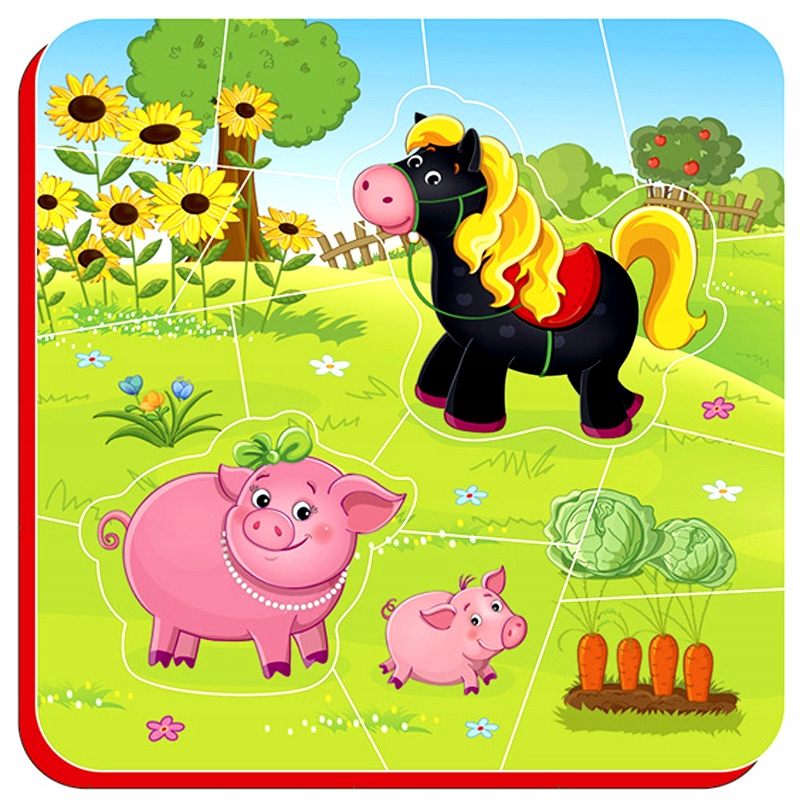 KONIK ROTER KAFER PIANKOWE MAGNESY PUZZLE