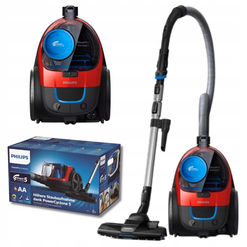 Silný Vysavač Philips 900 W Antialergický filtr