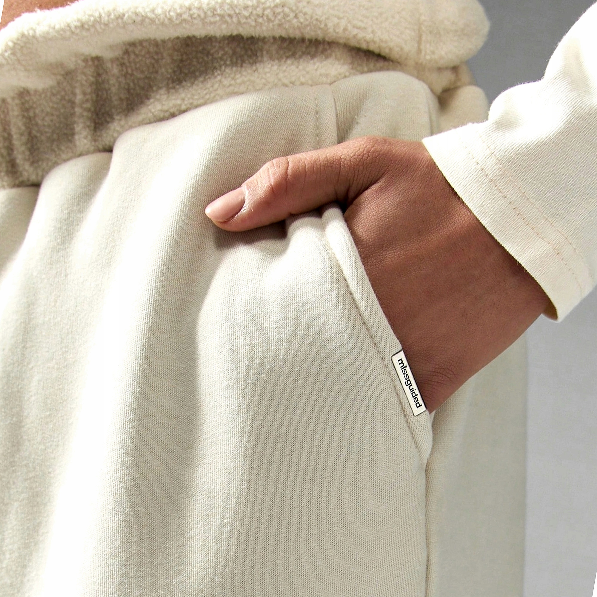 Komplet dámských kalhot Top Crop Camel Oversize Sportovní velikost L 40