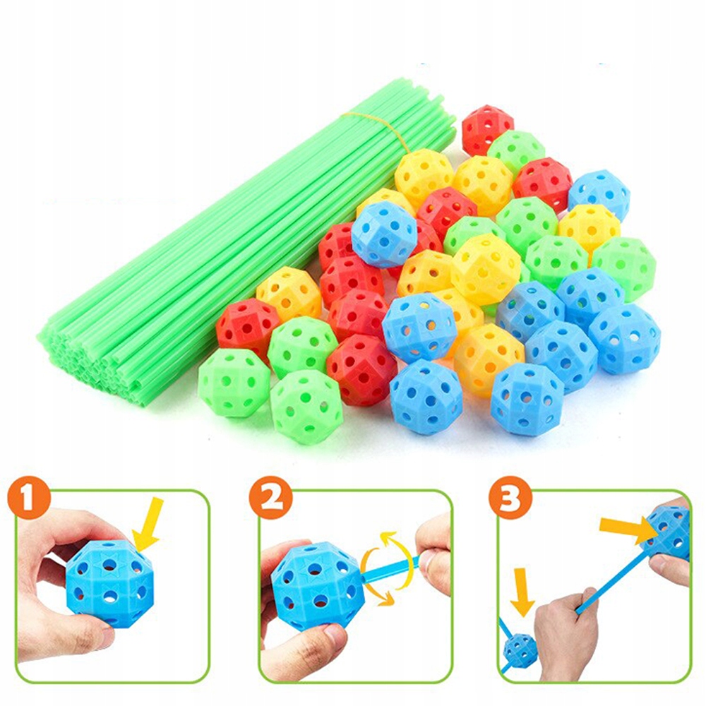 ZESTAW DO BUDOWANIA FORTÓW BAZA NAMIOT RURKI KULKI Bohater brak