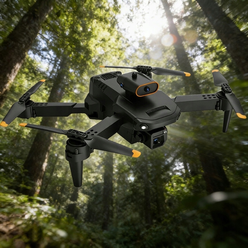 Rinkinys Dronas su kamera zt-f dėklas WiFi dla vaikams LED wytrzymały 3 baterijos – papildomas komplektas 8 nuotrauka 14