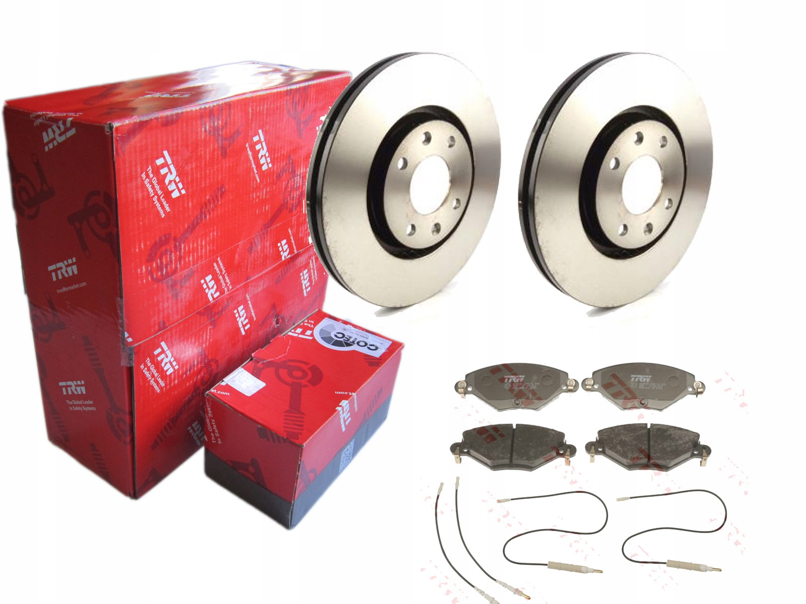 Диски колодки TRW передні CITROEN C5 і II 283MM