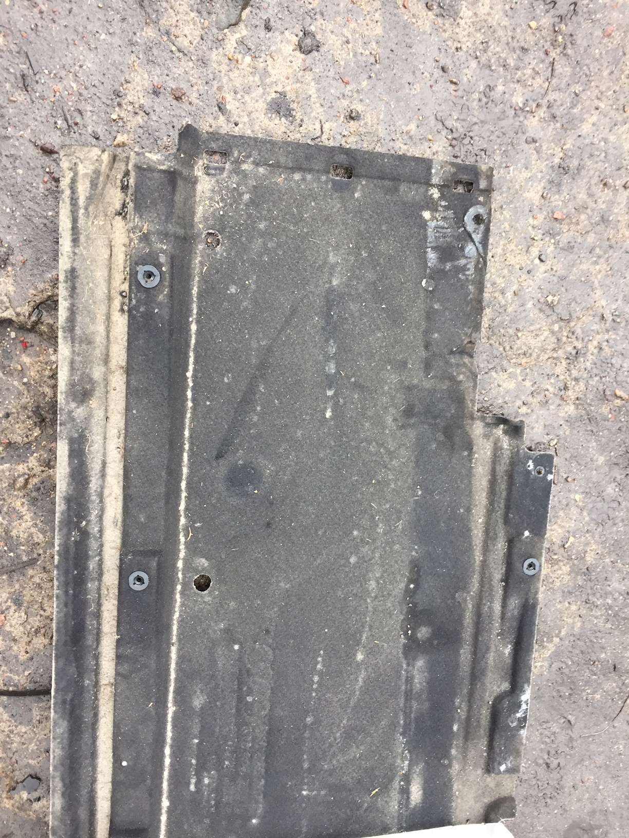 AUDI A4 B8 LIFT Blende Abdeckung abdeckung des Bodens Unterfahrschutz links