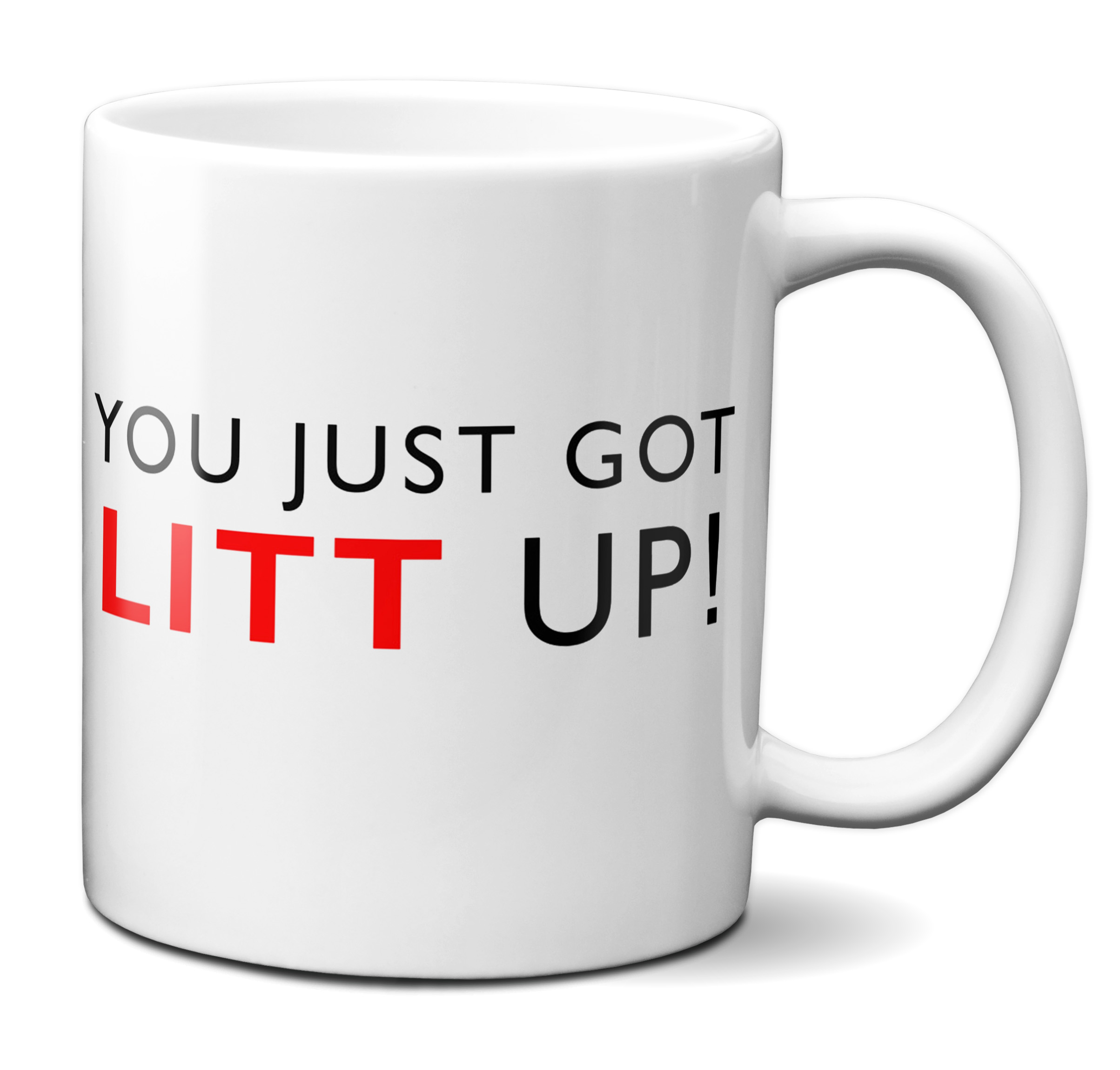 

Kubek You Just Got Litt Up! W garniturach Suits