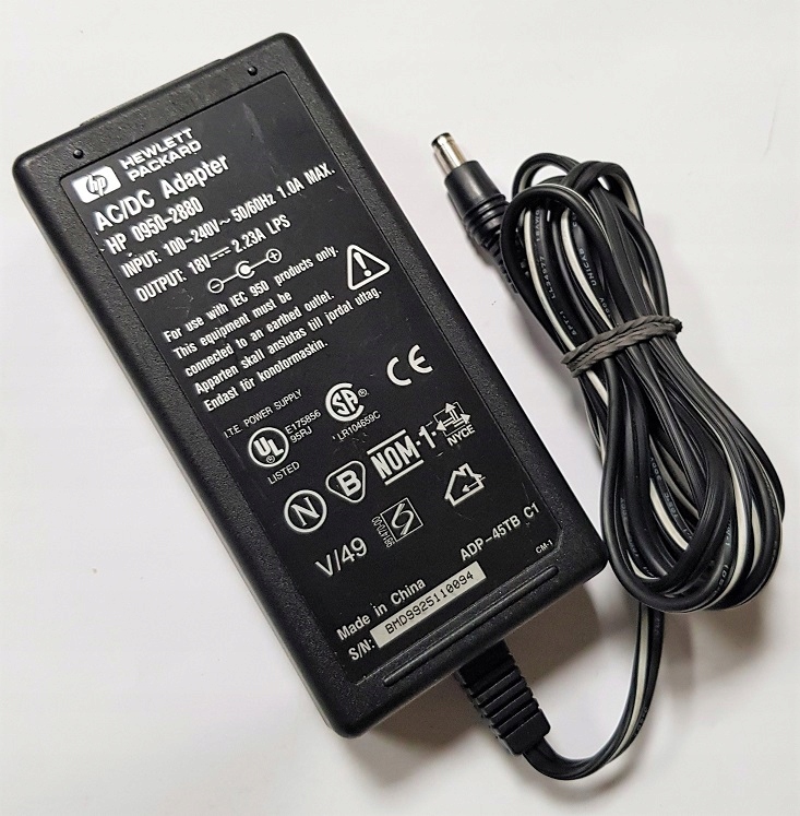 Zasilacz do drukarki | HP 0957-2880 | 18V 2.23A (M)