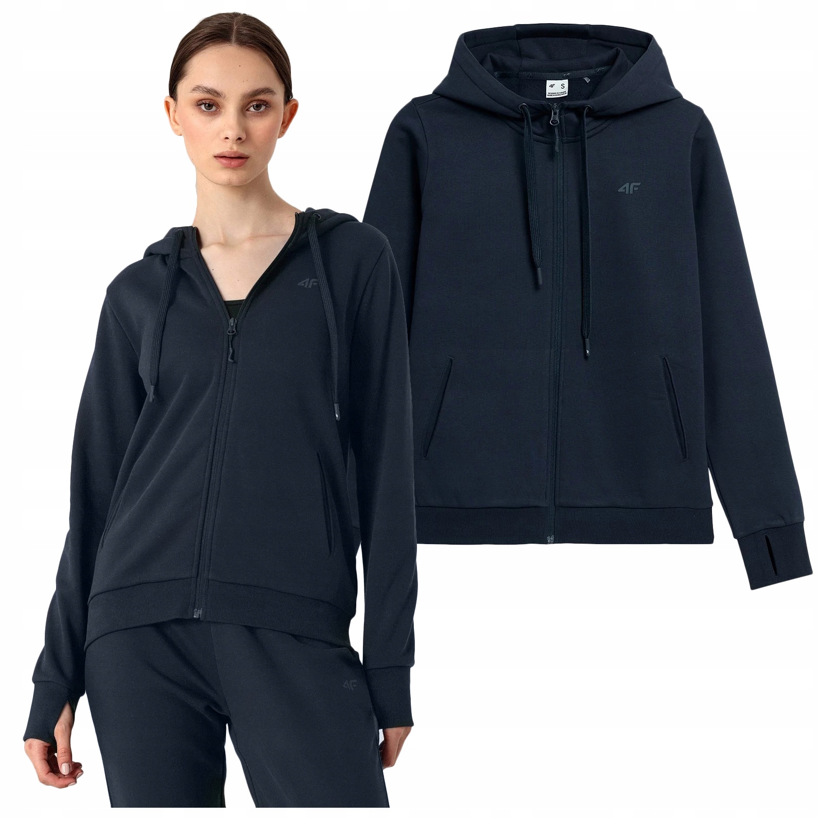 

Bluza damska 4F rozpinana dresowa BLD353 M