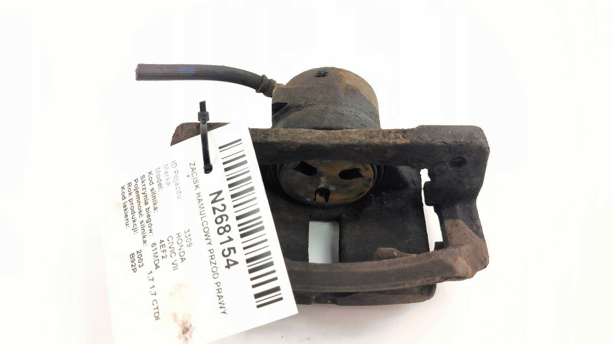 caliper brake front right 1.7 CTDI HONDA CIVIC VII