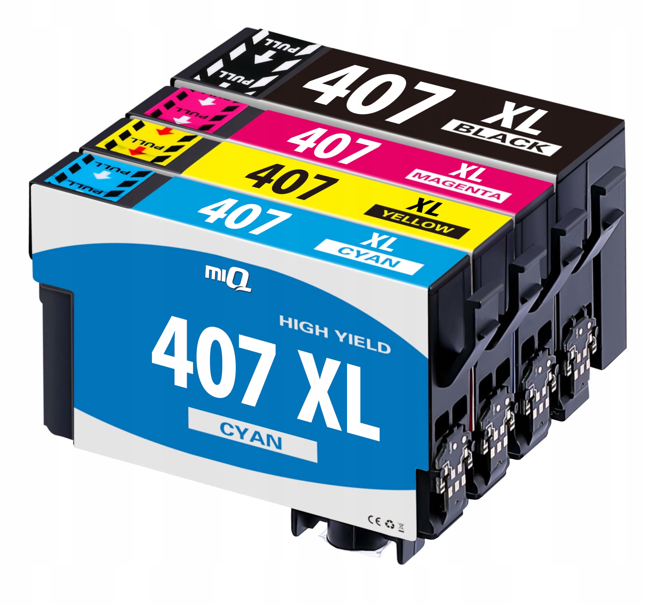 4x Ink 407 XL Pro Epson WorkForce Pro WF-4745DTWF