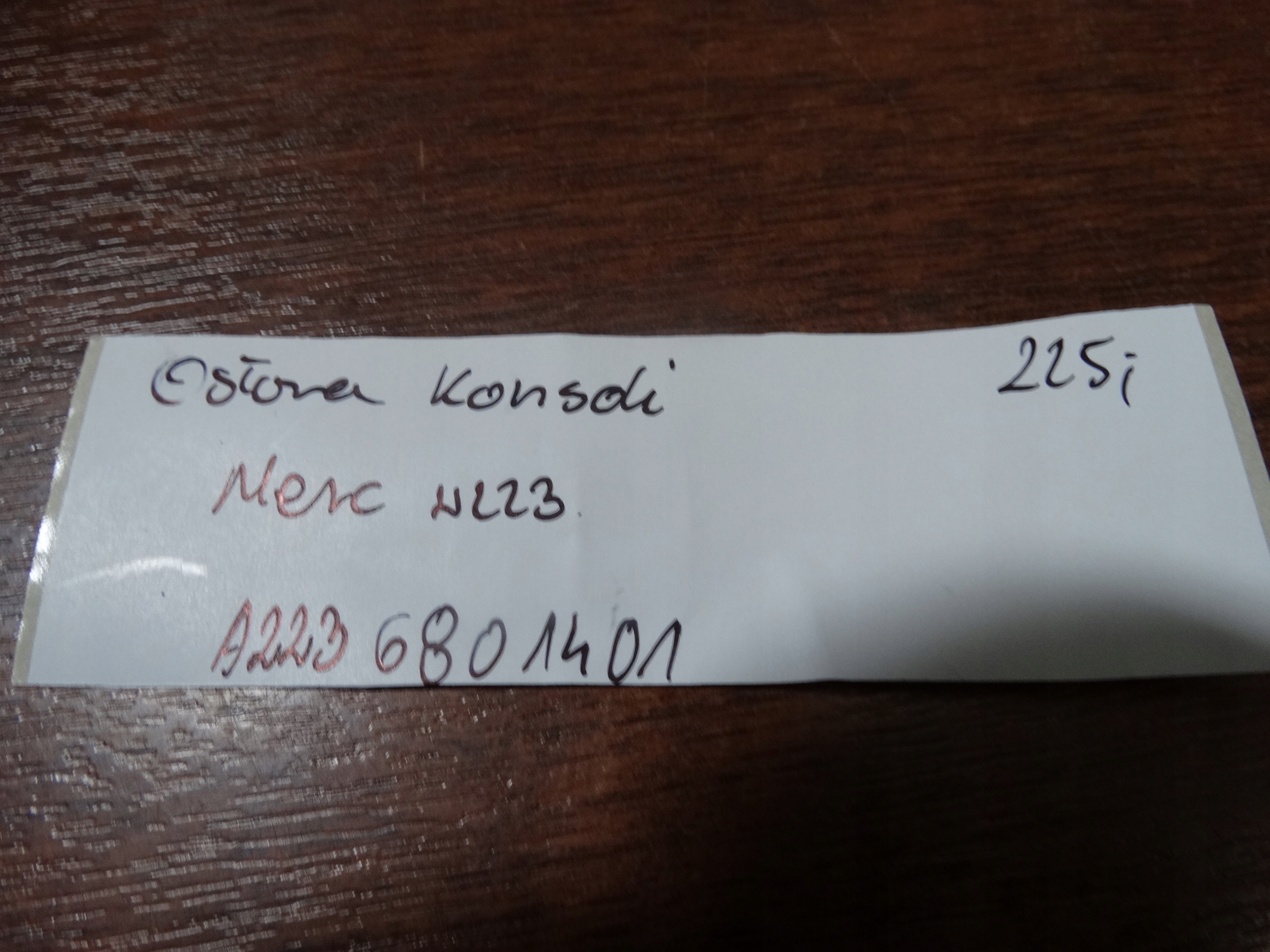 IDEALNA BLENDE ABDECKUNG KONSOLE MERCEDES W223 1