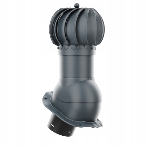 Rotačný krb Rotoline profil G fi 150 mm guľový, antracitový