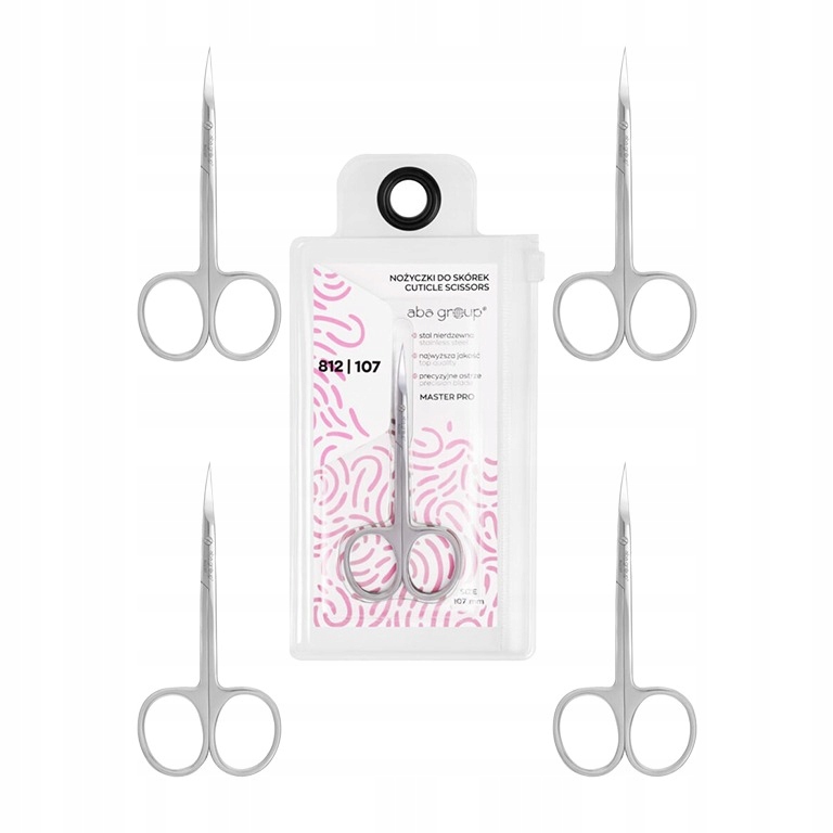 Nůžky na kůži Zahnuté ostří Aba Group Master Pro 812/107 mm 5 ks