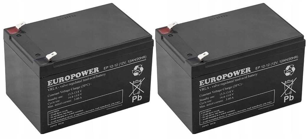 RBC6 RBC 6 #6 ZESTAW AKUMULATORÓW PAKIET BATERII DO UPS APC 2x EP 12-12