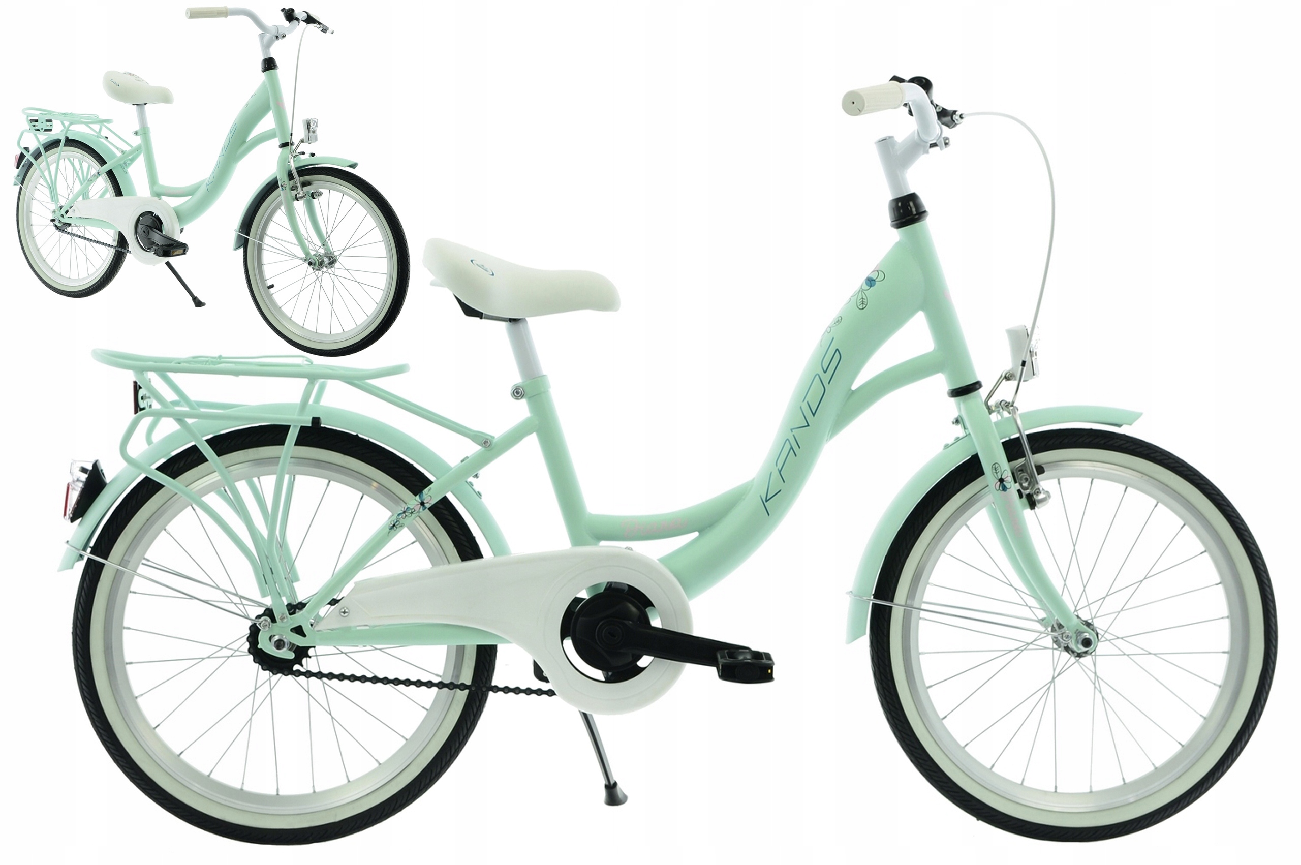 Rower dziecięcy 20" Kands Diana 1BN rama 13" miętowy R24