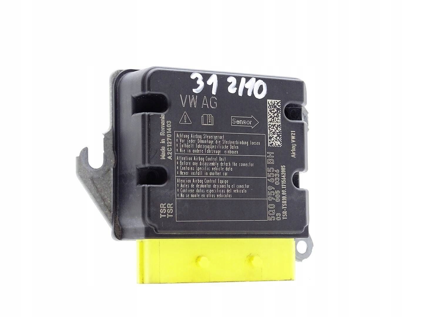 modulo Centralina SENSOR airbag airbag SKODA SUPERB III 5Q0959655BH