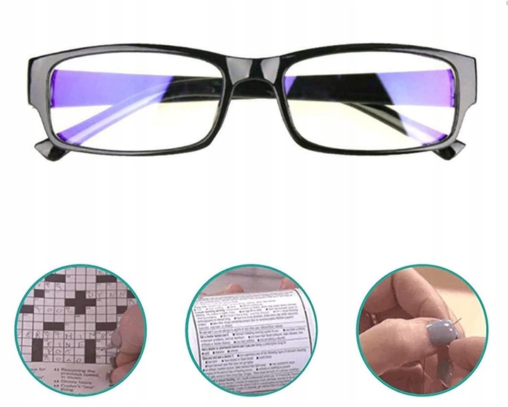 OKULARY Z PŁYNNĄ REGULACJĄ OSTROŚCI SAMOREGULUJĄCE DODATNIE Marka bez marki