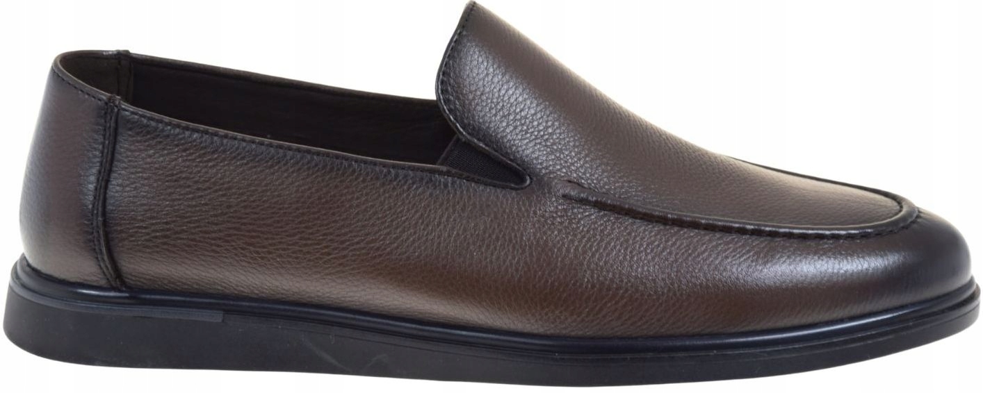 Elegantní pánské kožené ležérní mokasíny Caribu 3MKD1 626 2B C4 Vel. 42