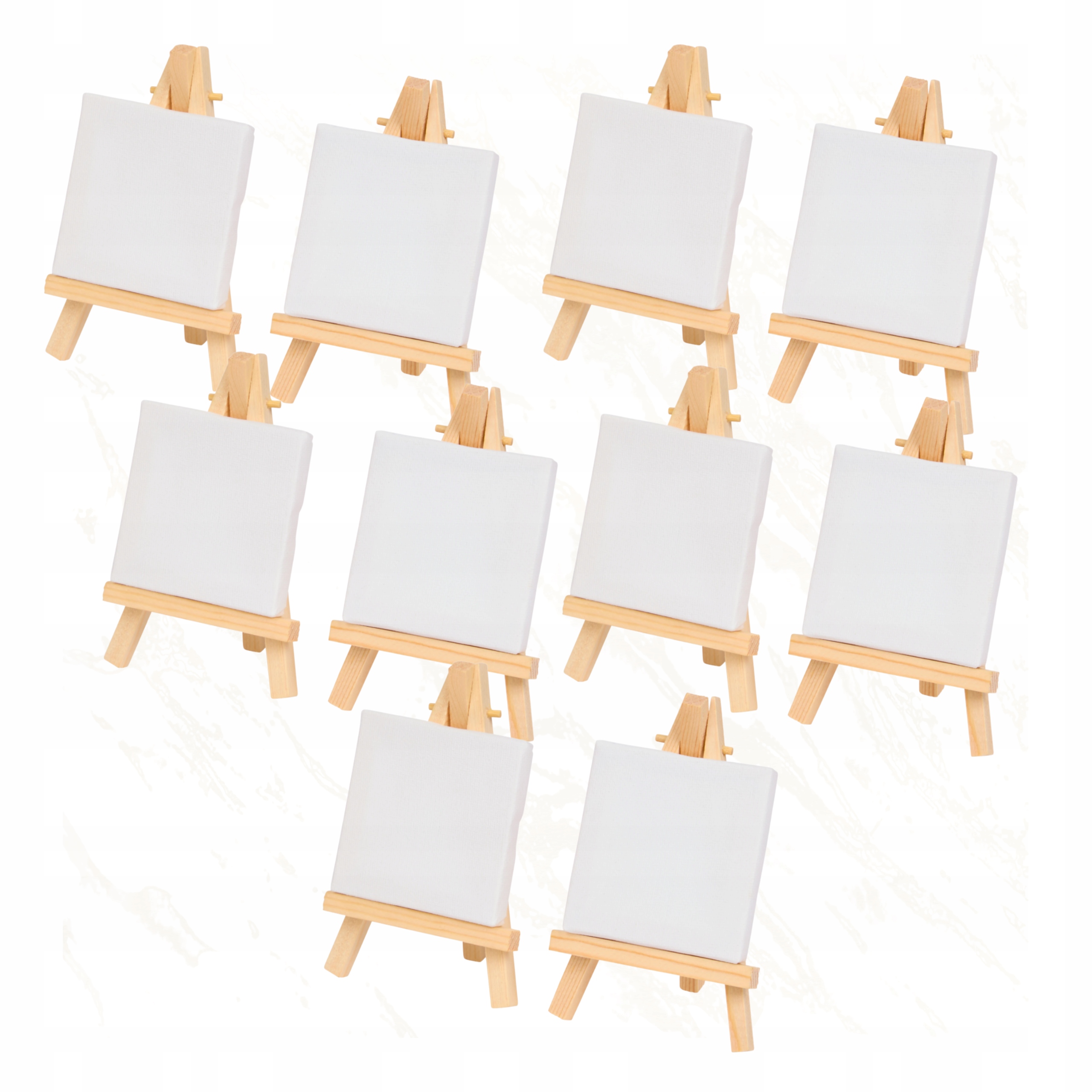 Mini Malířské Plátno Na Stojanu 7x7 cm 10 ks