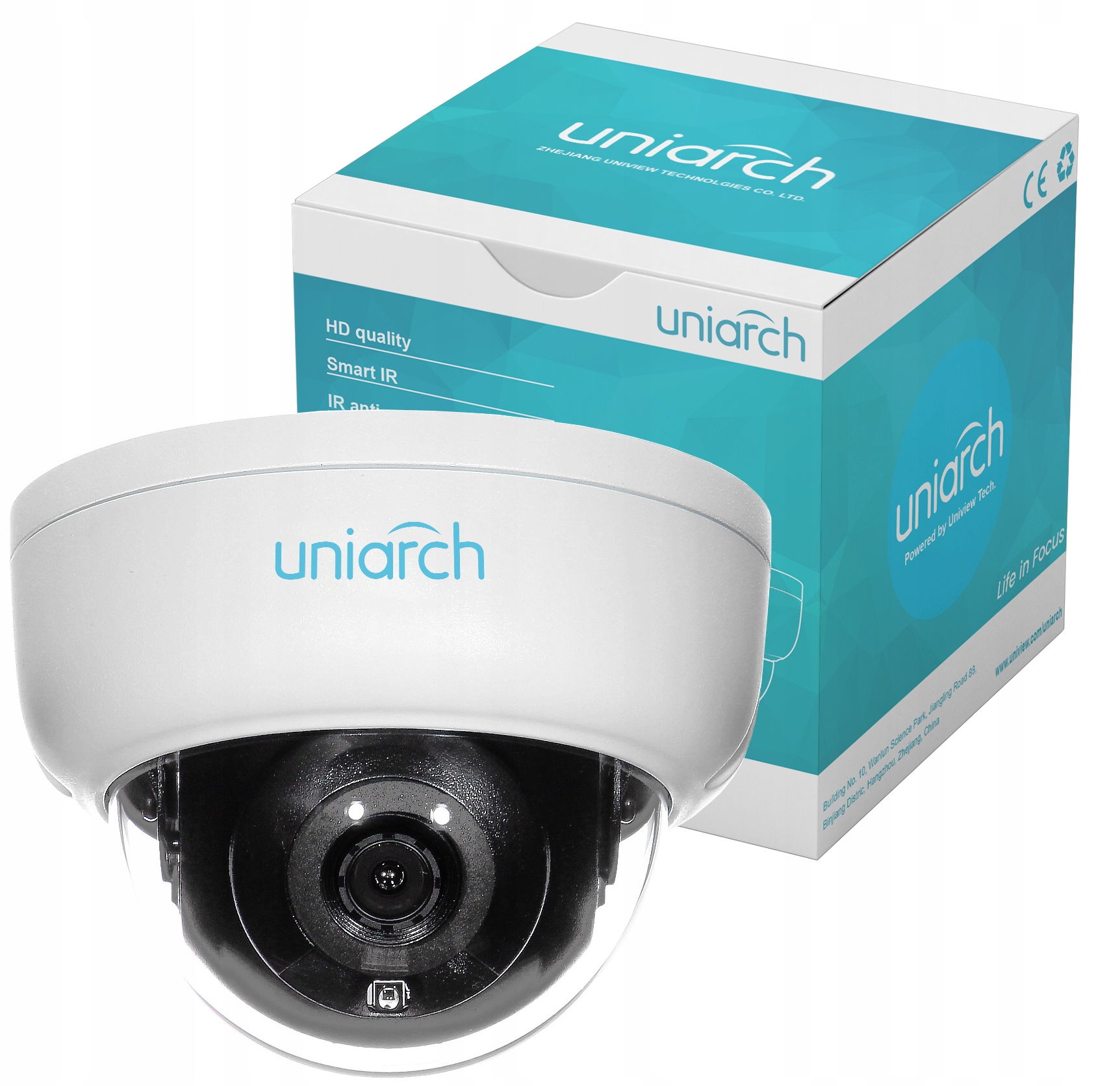 

Kamera Ip 4MPx Uniarch IPC-D124 IR30m Detekcja PoE