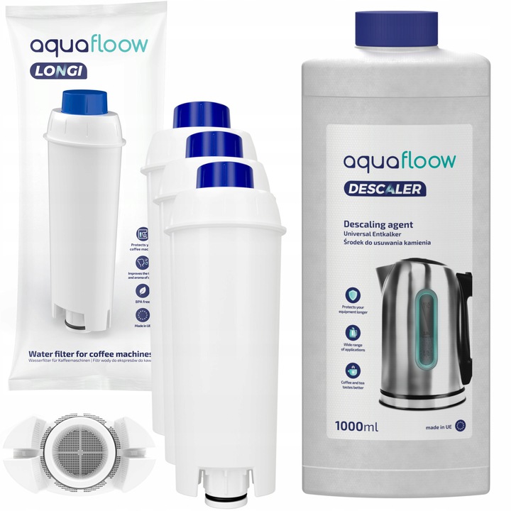 

3x Filtr do ekspresu Delonghi Odkamieniacz 1000 ml