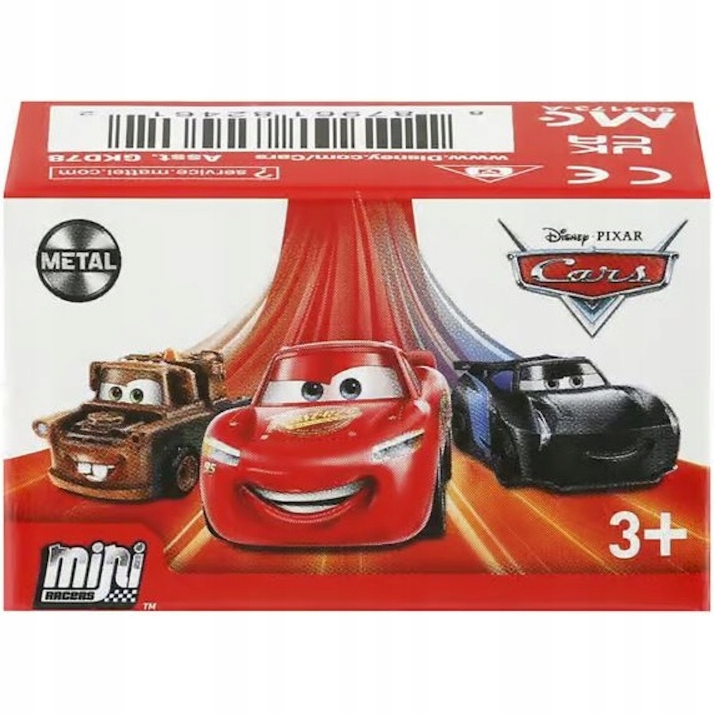 CARS AUTA DISNEY MIKROAUTA METAL MINI RACERS PUDEŁKO NIESPODZIANKA