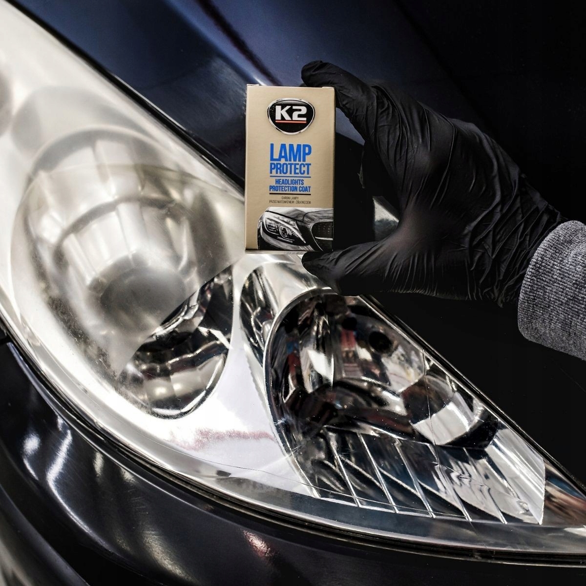 K2 LAMP PROTECT POWŁOKA OCHRONNA NA LEFREKTORY Z APLIKATOREM ZESTAW 10 ML Waga produktu z opakowaniem jednostkowym 0.15 kg