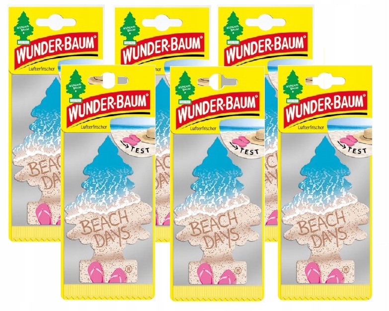 WUNDER BAUM ZAPACH CHOINKA ZAPACHOWA BEACH DAYS