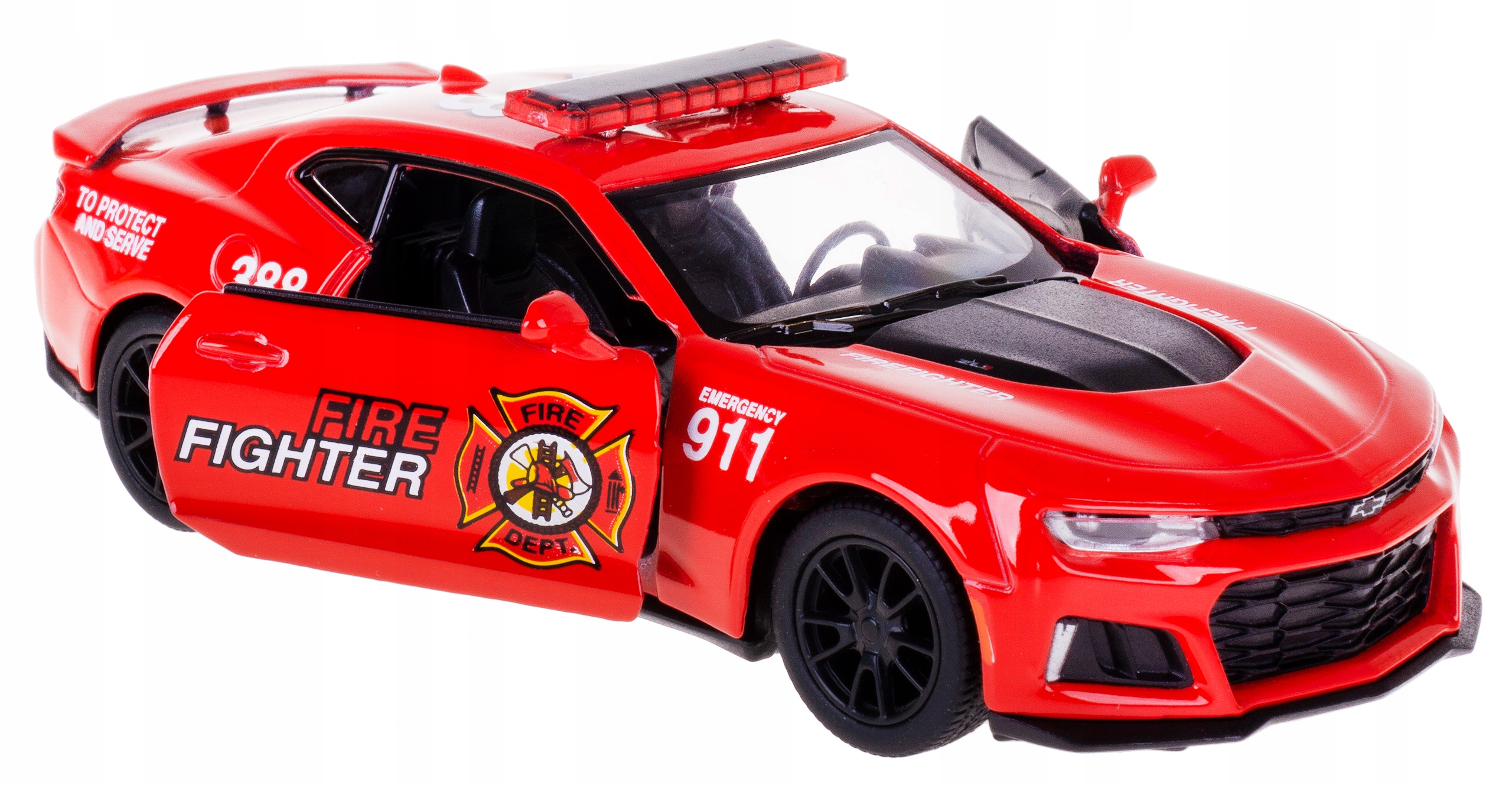 

Camaro ZL1 Straż 388 Model Metal 1:38 Kinsmart