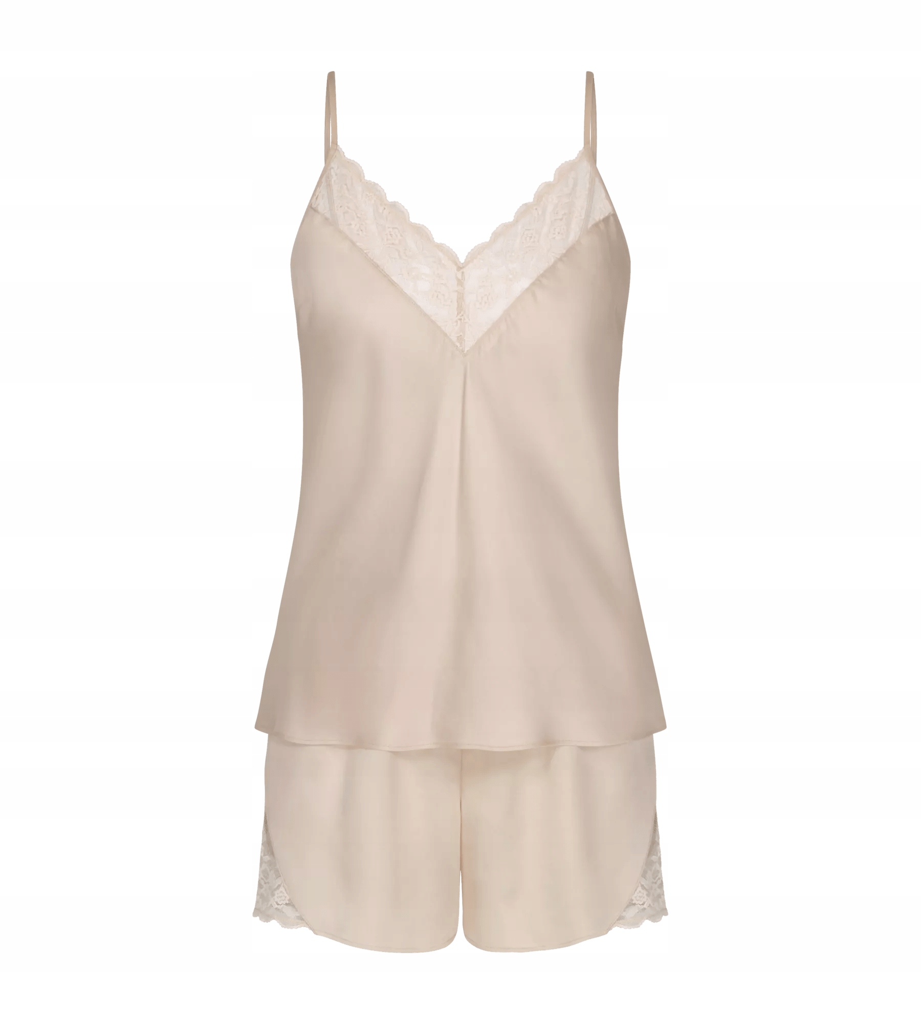P156 Triumph dámské pyžamo lyocell béžové Wild Azalea Florale Psw velikost 38 M