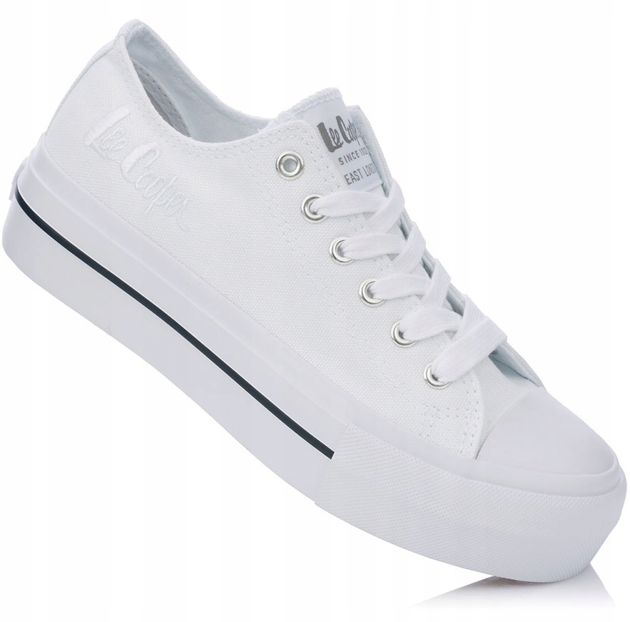 

Lee Cooper Damskie Trampki Niskie Białe r. 40