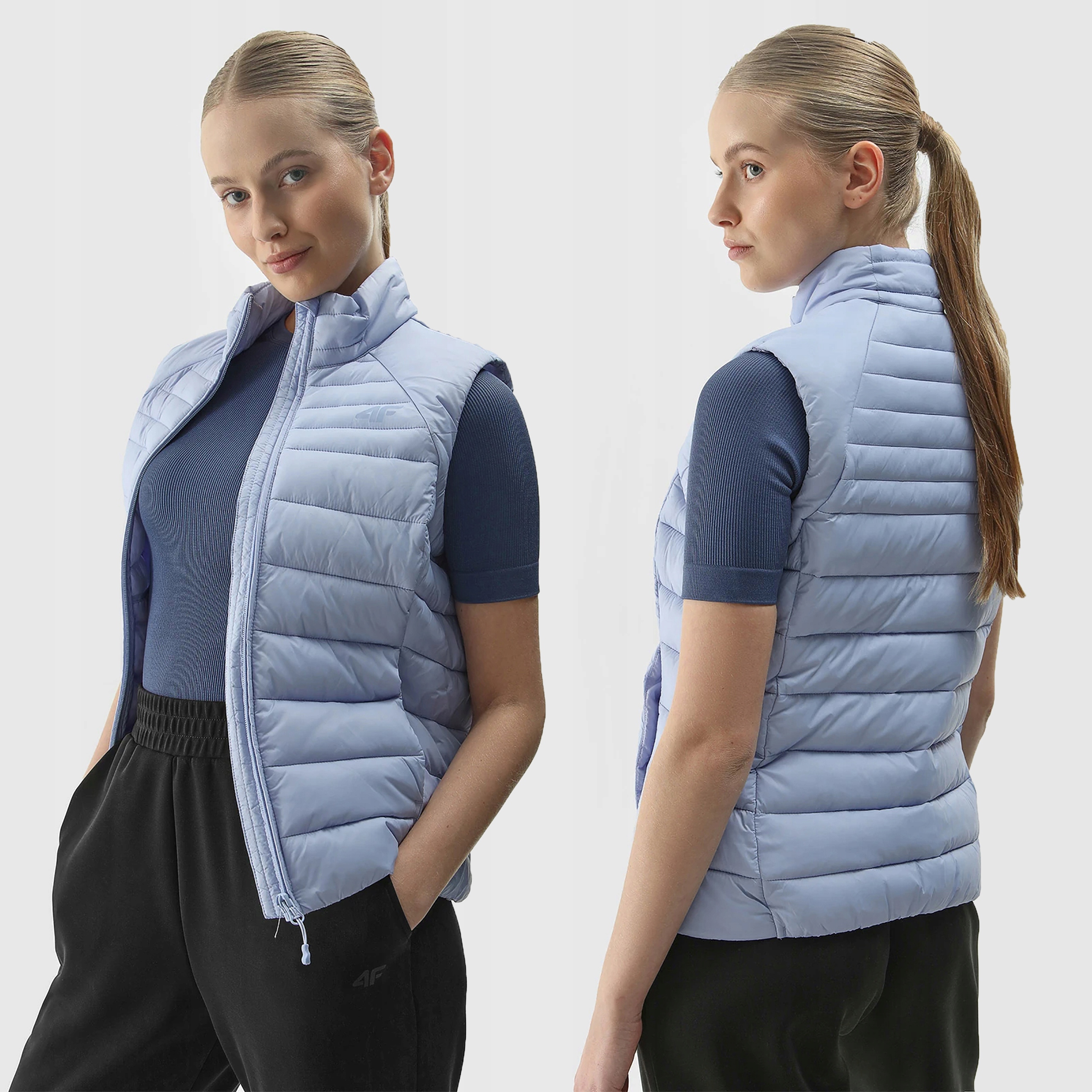 4F BEZRĘKAWNIK DAMSKI KAMIZELKA PUCHOWA CIENKA SS24 Rozmiar XXL