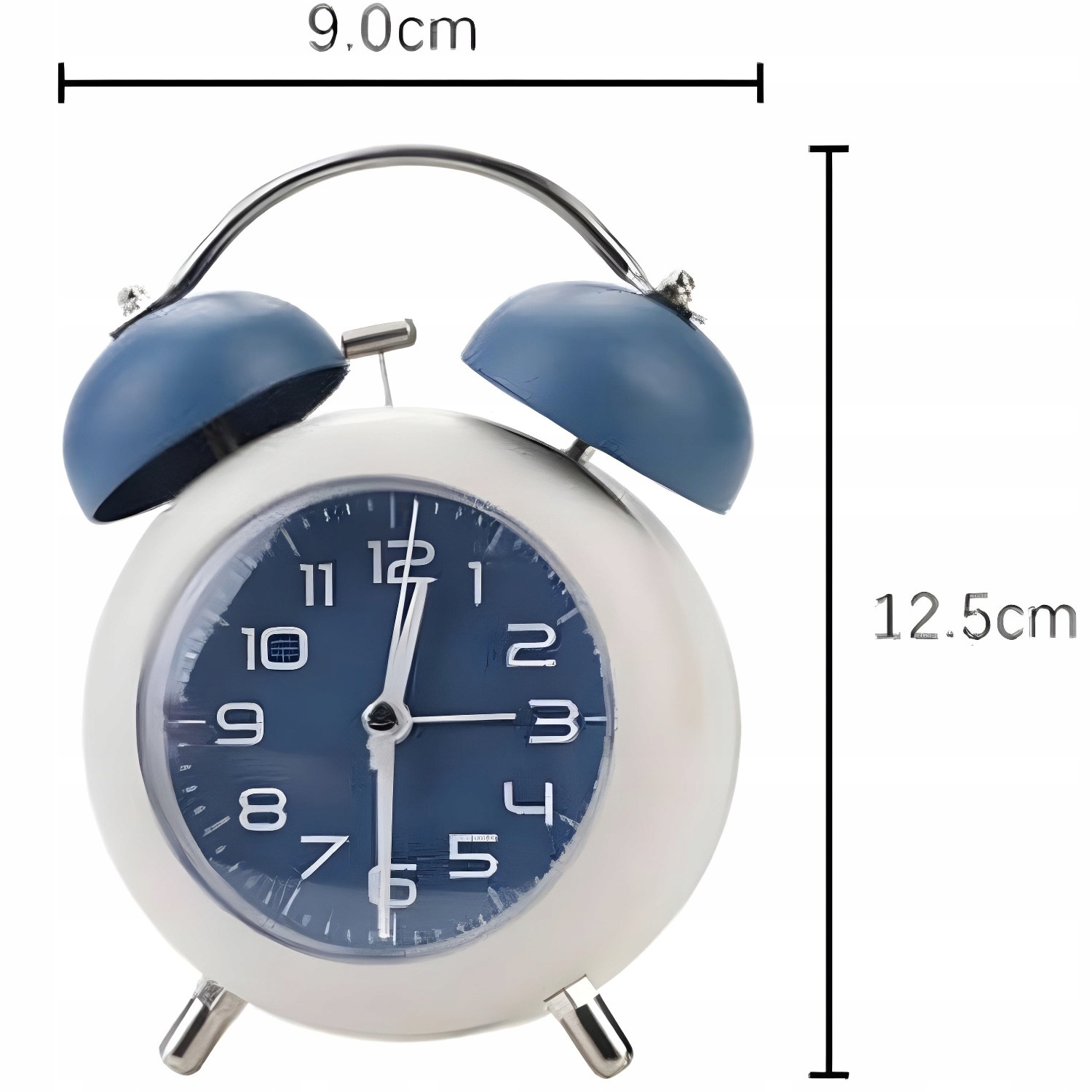 BUDZIK ZEGAR ZEGAREK GŁOŚNY WIELOFUNKCYJNY KLASYCZNY DŹWIĘK BRĄZOWY Kolor odcienie brązowego