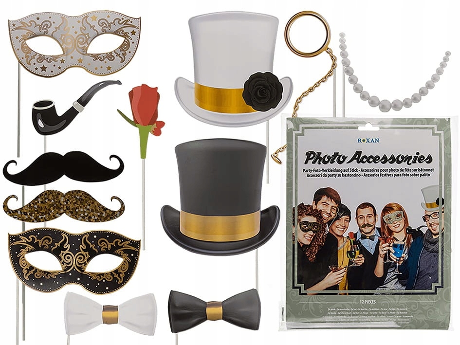 

Akcesoria Do Zdjęć Na Patykach Zestaw Fotobudka