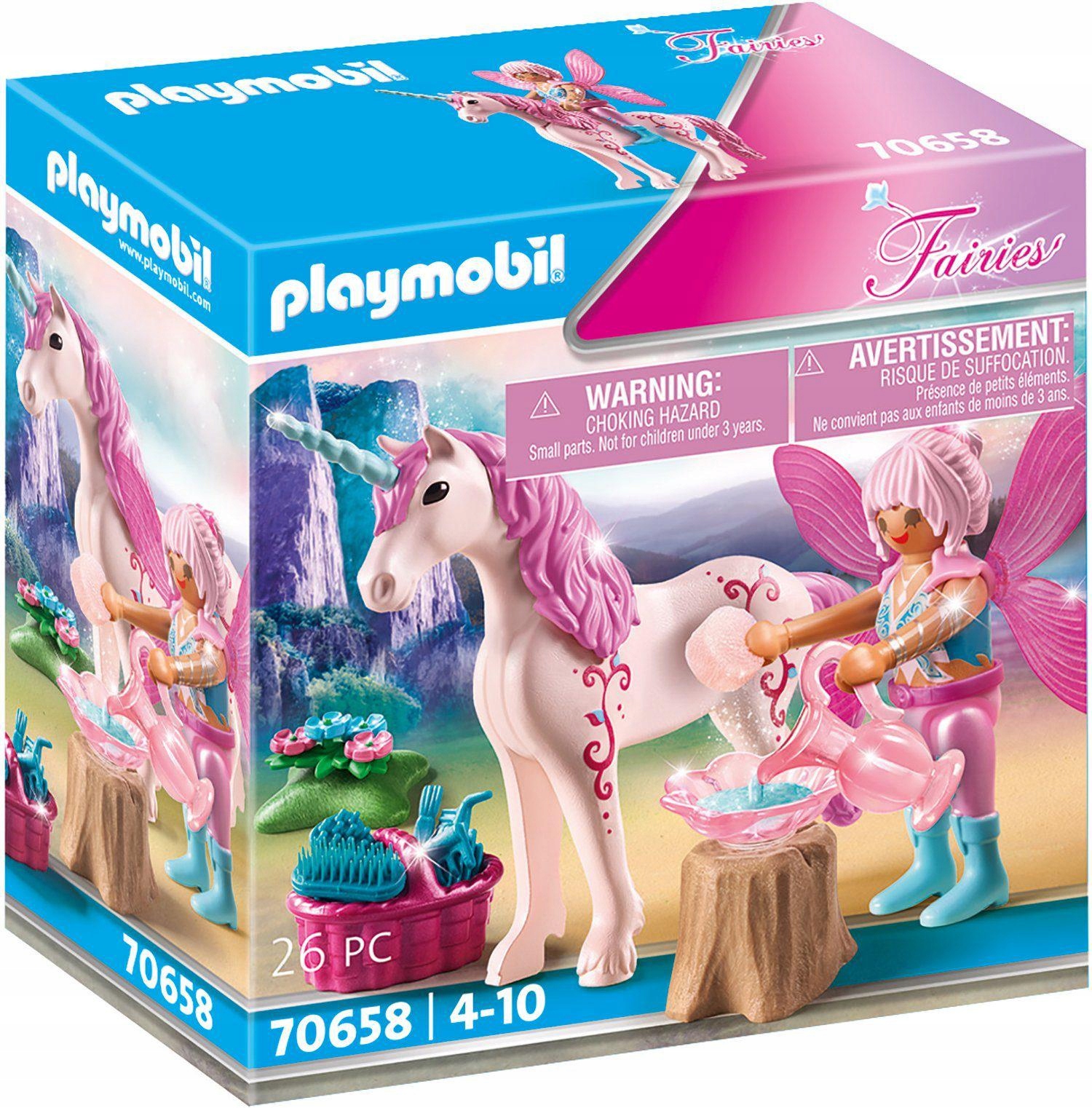 

Playmobil Fairies Wróżka Z Jednorożcem 70658