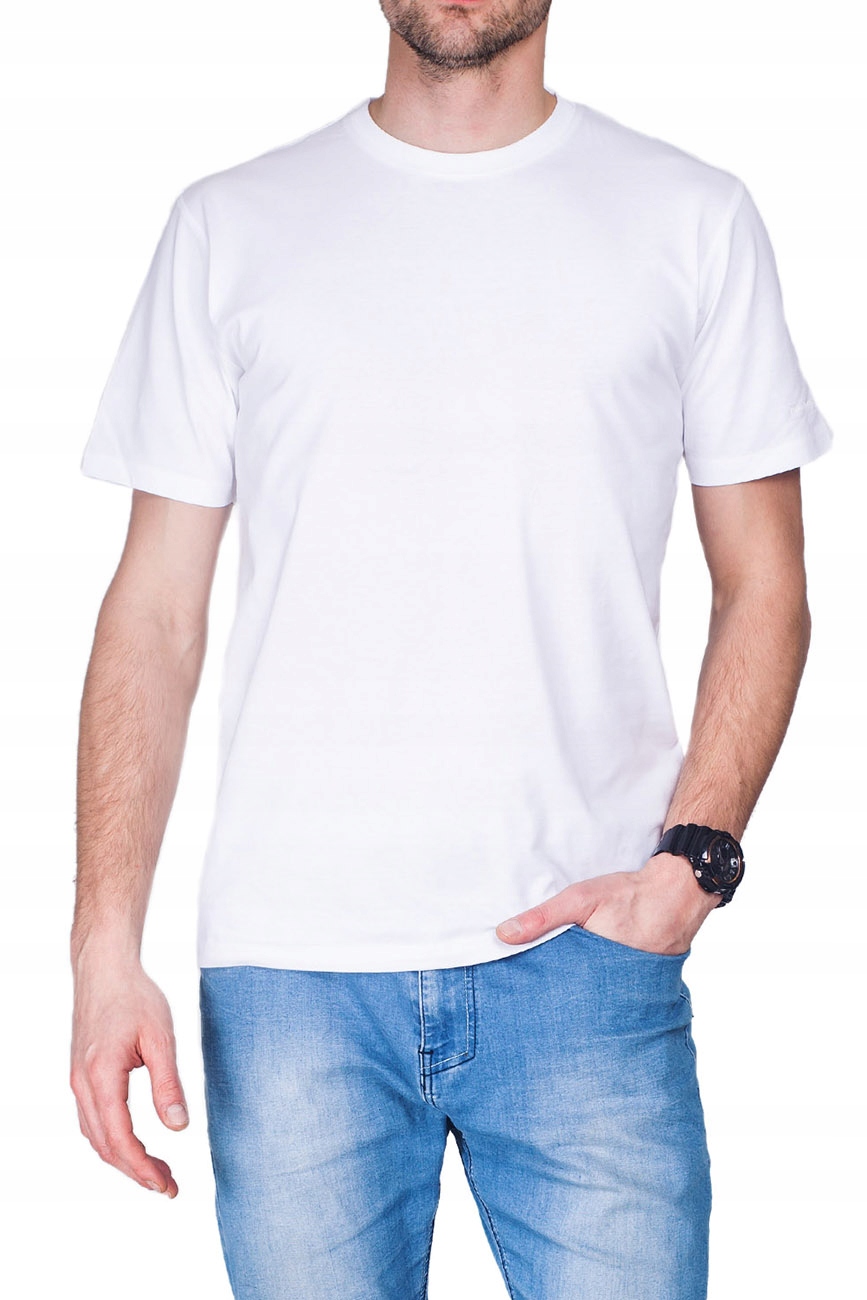 

Koszulka T-shirt męska Biały M Pako Jeans
