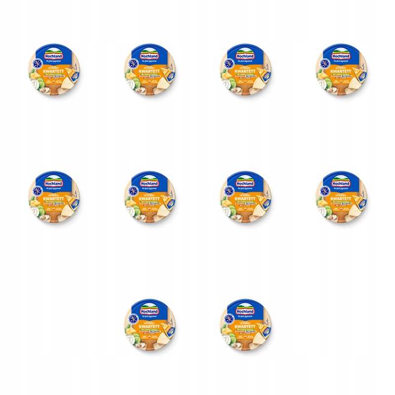 Hochland Kvartet Krémový sýr roztavený v trojúhelnících 180 g X10