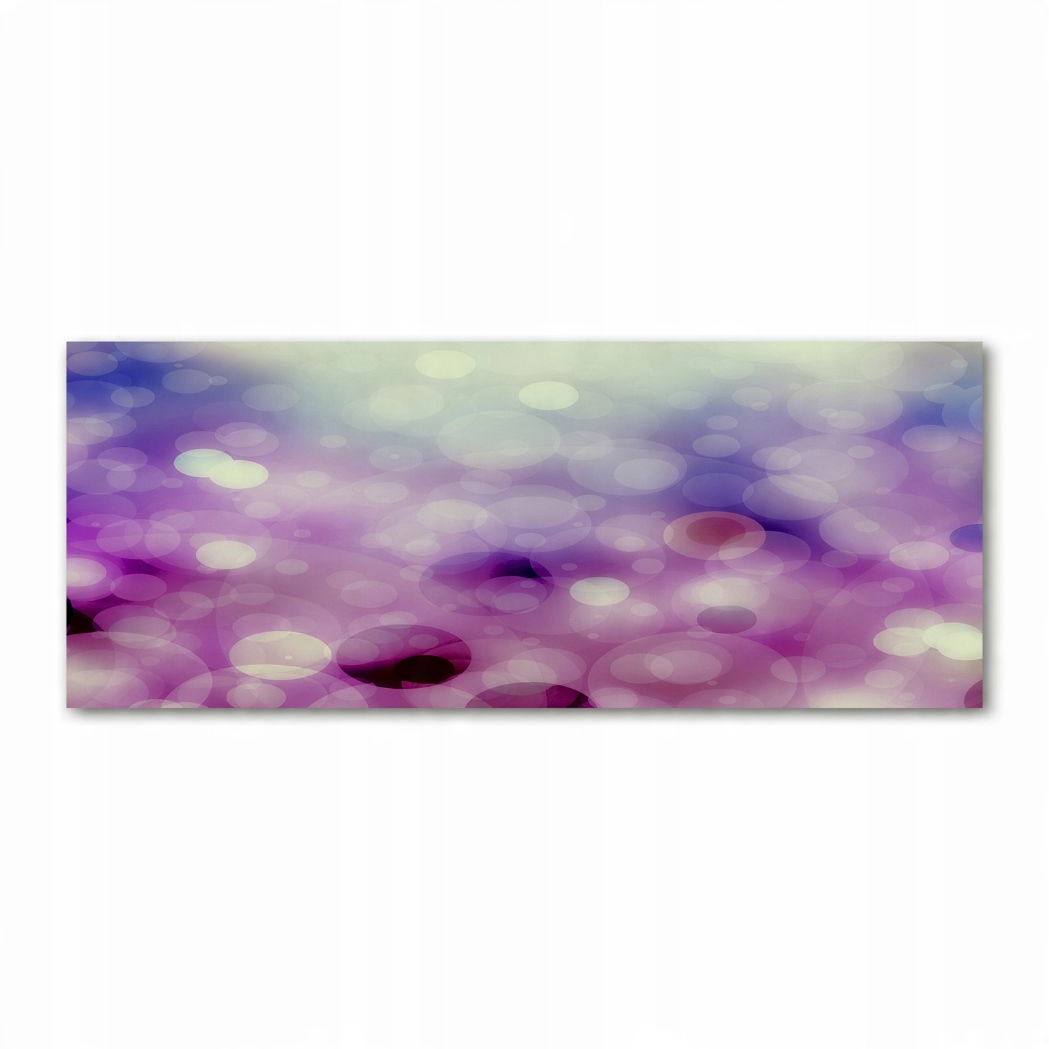 

Foto obraz akryl zdjęcie Fioletowe koła 125x50 cm