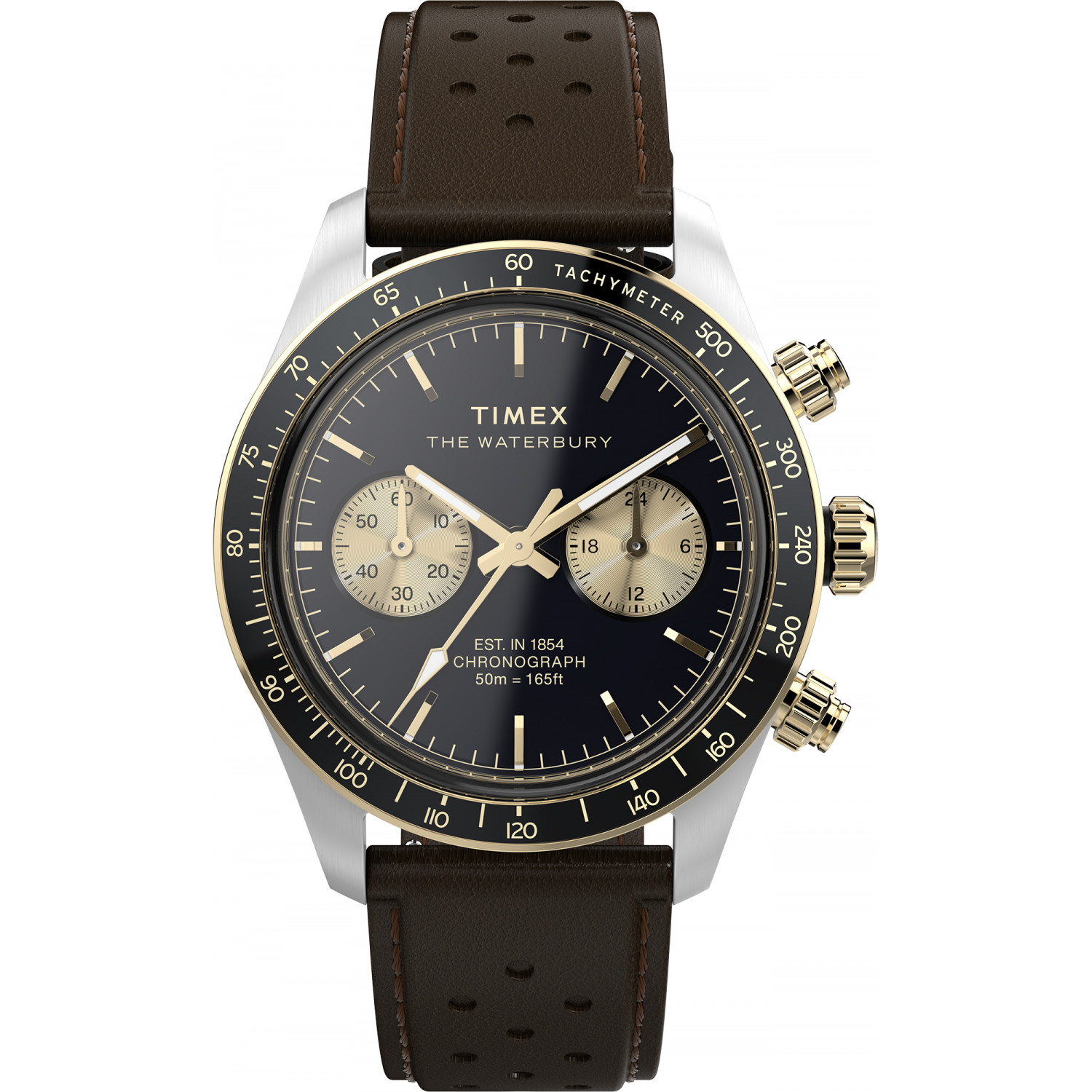 Pánské Hodinky Timex TW2Y24100, hnědý řemínek