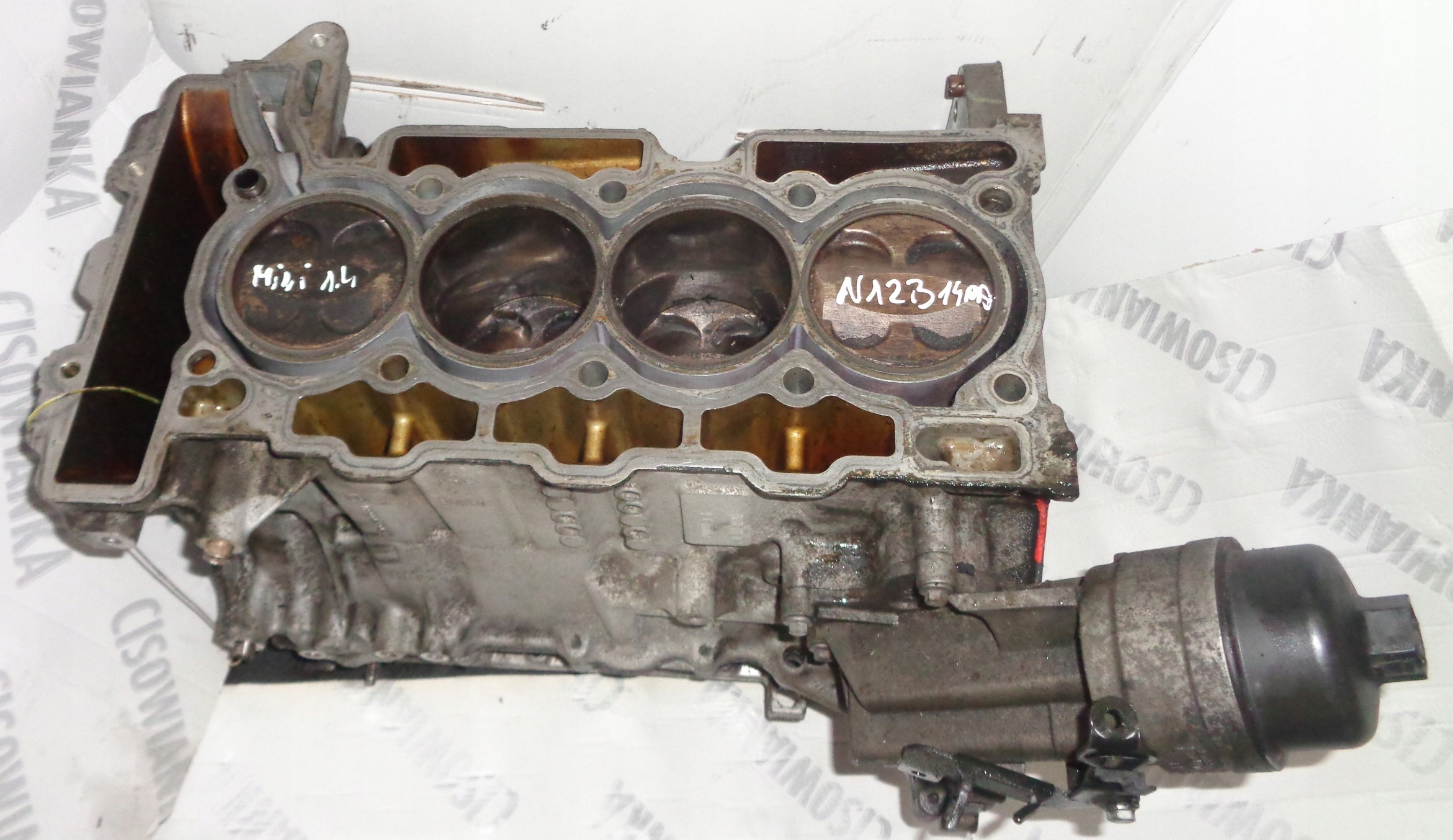 MINI ONE R56 1.4 VTI N12B14AA BLOK DÓŁ SILNIKA WAŁ