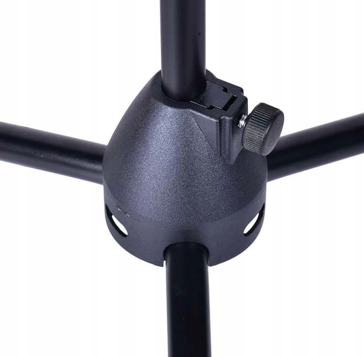 STATYW MIKROFONOWY STOJAK DO MIKROFONU PODWÓJNY ŁAMANY 2 UCHWYTY NA SCENĘ Model NN M2